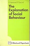 The explanation of social behaviour