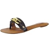 Buffalo 306-5473 tumbel leather, Damen Sandalen/Zehentrenner
