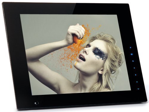 Deluxe NIX 12-Inch Digital Picture Frame, Motion Sensor turns the frame ON/OFF automatically when it senses you nearby!