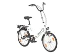 Produkt-Bild: Texo  Fahrrad Klapprad 20" 3-Gang R&uuml;cktrittbremse, reinwei&szlig;, Rahmenh&ouml;he: 40 cm, Reifengr&ouml;&szlig;e: 20 Zoll (50.80 cm), 21000-1000281