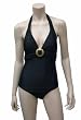 Women's Halter One-Piece With Soft Padding Swimsuit by Eliana