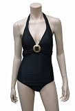Women's Halter One-Piece With Soft Padding Swimsuit by Eliana