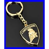 Lamborghini Gold Metal Keychain Holder by Lamborghini