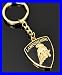 Lamborghini Gold Metal Keychain Holder