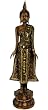 Good Best Unique Corporate Business Gift Ideas Him or Her - 21" Tall Standing Thai Style Buddha Statue Figure w/ Luck Mudra