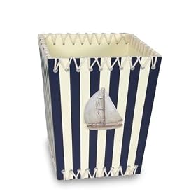 American Pacific Sailor Wastebasket by Bath Linens