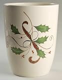 Lenox China Holiday Nouveau-Gold China Waste Basket