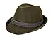 Alpine Holiday Oktoberfest Wool Bavarian Fedora Hat - Green - XXL (7 7/8 to 8 1/8