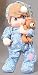 Baby : Precious Moments Musical Pull-Down Toy - Boy with Teddy Bear