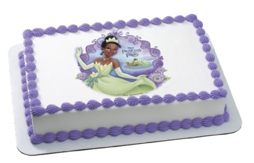 Princess and the Frog Edible Cake Image