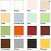 GoodGram High-End Semi Sheer Voile Custom Window Treatments Assorted Colors & Sizes (White, Single Ascot Valance)