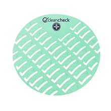 Hospeco Clean Check CC-002 Light Green Herbal Mint Urinal Screen (6 Packs of 10)