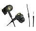 Sound Monkey Audio Premium Form-Fitting in-Ear Earbuds with Mic - Waterproof & No Tangle Flat Cable - Great for Working Out or as Gaming Earbuds with Mic - Perfect Stocking Stuffer