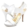 Wild Rose Mafia29a Heels White Patent
