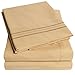 1500 Supreme Collection King Sheet Sets Camel - Luxury Hotel Bed Sheets and Pillowcase Set for King Mattress - Extra Soft, Elastic Corner Straps, Deep Pocket Sheets, King Camel