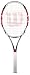 Wilson Tennisracket K Six-One Lite 102sq besaitet, Unisex, rot/weiß/schwarz