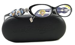 AUTHENTIC ED HARDY EYEGLASSES EHO 709 BLACK optical rx TATOO