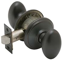 Schlage F10VSIE716 Sienna Passage Knob, Aged Bronze