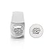 ImpressArt Wood Texture Metal Design Stamp, 6mm