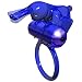 Power Bullet Buzz Bunny 3-Speed Penis Ring, Blue