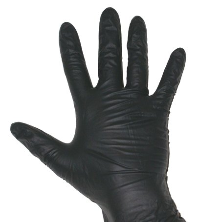 5 Paar Nitril Handschuhe puderfrei - Farbe schwarz - Gr&ouml;&szlig;e M Preisvergleich