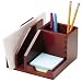 Rolodex 73519 Harmony Wood Desk Director, Mahogany Finish