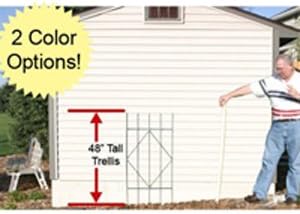 Trellis Aluminum Lifetime White - 4 foot Ladder Style