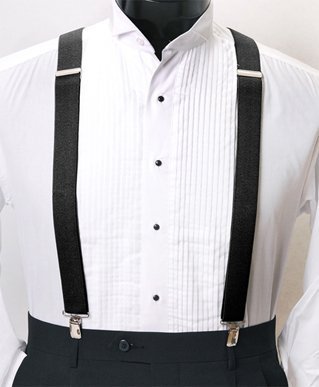 SUSPENDER BOXED CLIP, Black