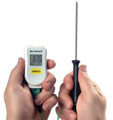 Mini Therma K food thermometer & stainless steel probe