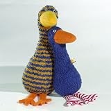 Lana Goose Organic Stuffed Animal in Blue Size: Large, Color: Blue