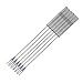 Kitchen & Housewares : Reston Lloyd Fondue Forks, Set of 6, Stainless Steel