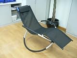 Amazonas Proteam MF1121 - Moon Rocker Black Textiline indoor / outdoor garden chair