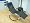 Proteam MF1121 - Moon Rocker Black Textiline indoor / outdoor garden chair