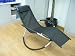 Proteam MF1121 - Moon Rocker Black Textiline indoor / outdoor garden chair