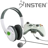 INSTEN - Headset w/ Mic for Microsoft Xbox 360 / Xbox 360 Slim