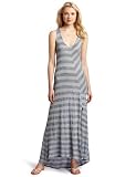 LAmade Women's Audrey Stripe Slit Maxi Dress, Vespa, Medium