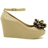 Produkt-Bild: Spy Love Buy Alexia Pumps High Heel Schuhe Keilabsatz Plateau Offene Spitze