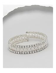Bangle Bracelet In White Base