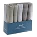 YED02 Fitted Gift Giving Mens 10 Pack Handkerchiefs Set Fitted Design By Y&G