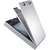 Saunders Recycled Aluminum Cruiser-Mate II Storage Clipboard with Dual Tray Storage, Legal Size, 1 Clipboard (21119)