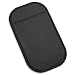 Magic Mat TWIN PACK -Universal Magic Sticky Anti-Slip black Securely holds Cell Phones, GPS's, Garage Door Openers, Sunglasses, Pens, Coins. Cleans with Soap and Water to renew original luster and Tacky-ness