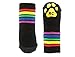 RC Pet Products Pawks Dog Socks, Large, Rainbow Stripes
