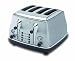 De'Longhi Icona CTO4003 Toaster, 4 Slice (Satin Silver)