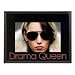 Grasslands Road Her Majesty Drama Queen Frame with Pink Crystal Embellishments, Holds 4 by 6-Inch Photo