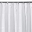 Hemstitch Fabric Shower Curtain