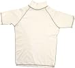 Adult XXL White Rash vest / UV Sun Guard. External Stitching For Superior Comfort. Use with or without a wetsuit.