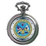 Zan Headgear VP03 Pocket Watch, Chrome, Military, U.S. Army by Zan Headgear