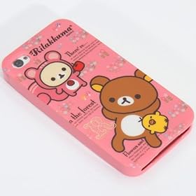 IPhone �cureuil Rilakkuma 4 cas en silicone souple