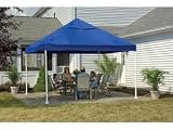 ShelterLogic 12 x 12- Feet Canopy 2- Inch 4-Leg Frame, Blue Cover