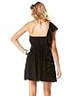 Silk One Shoulder Ruffle Dress Product Image
